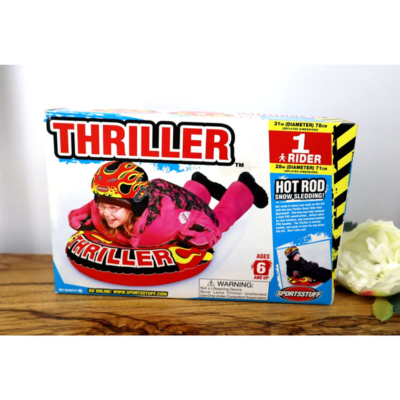 Sportsstuff Thriller One Rider Inflatable Snow Sledding Tube New In Box - Picture 1 of 5